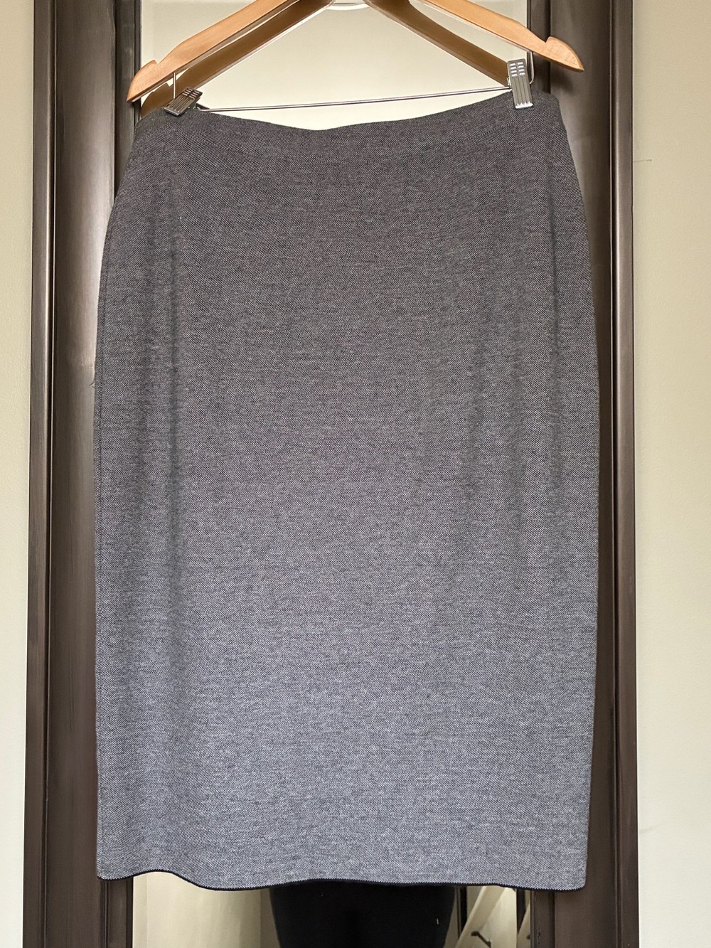 Alfani Women's Grey Knit Pencil Skirt XL